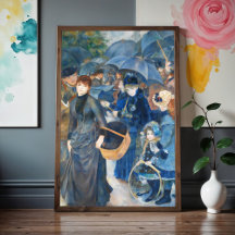 The umbrellas, Pierre Auguste Renoir Art
