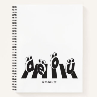 “The Umlauts™ Crossing Over” Notebook