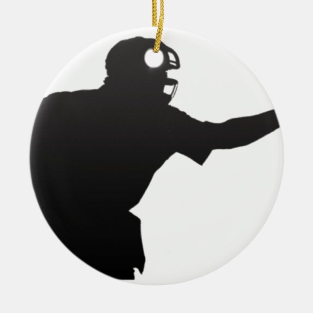 The Umpire Ceramic Ornament (Front)