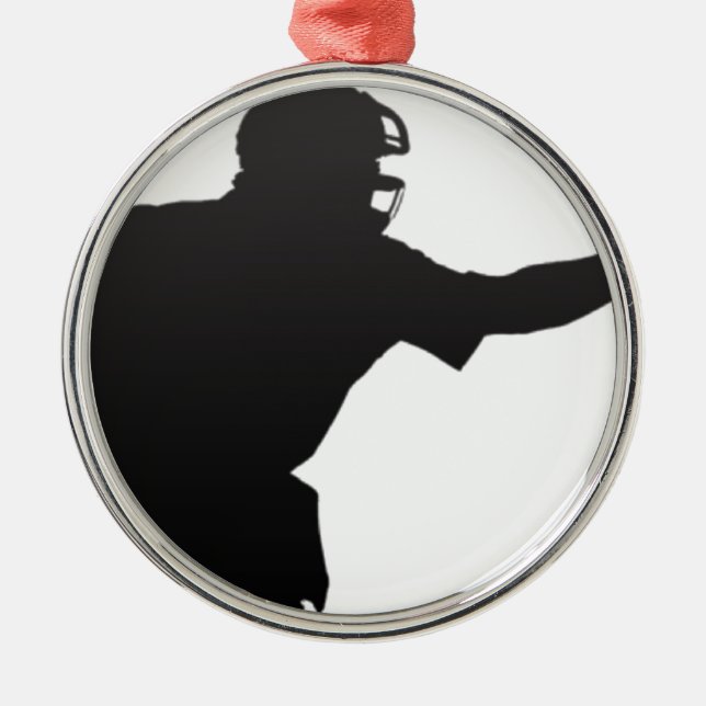 The Umpire Metal Ornament (Front)
