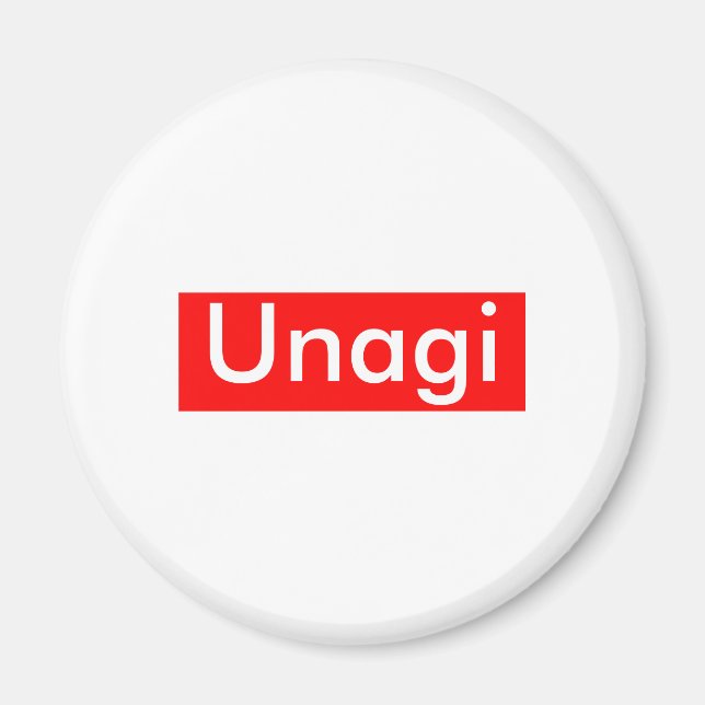 The Unagi Label Magnet (Front)