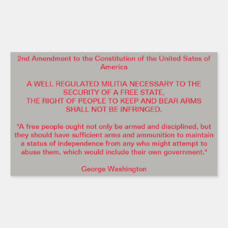 The unalienable right to bear arms. sticker