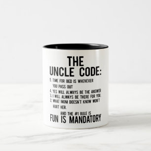 The Uncle Code Two-Tone Coffee Mug