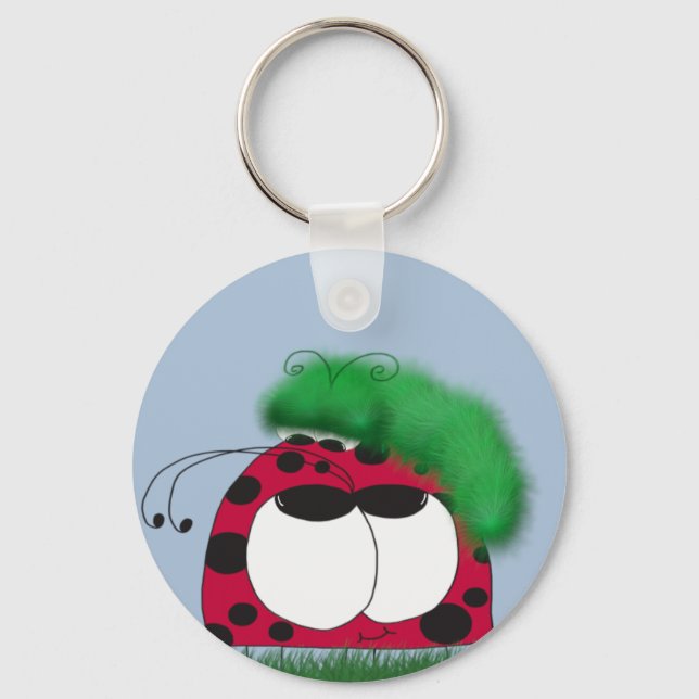 The Uncommon Friends Ladybug and Caterpillar Keychain (Front)