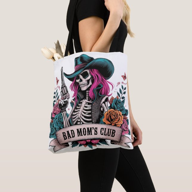The Undead Gunslinger Tote Bag (Close Up)