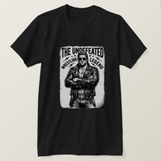 The Undefeated Wrestling Legend Leather Jacket  T-Shirt