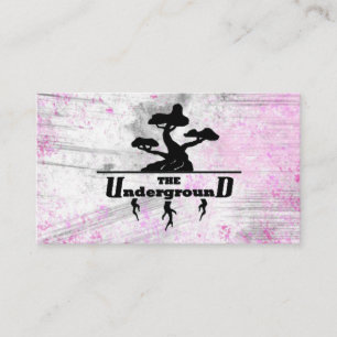 The Underground Business Cards Pink