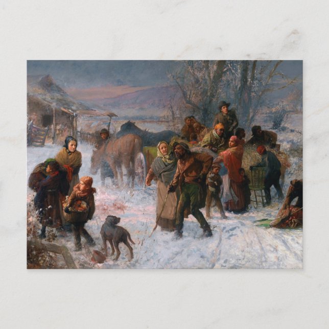 The Underground Railroad by Charles T. Webber 1893 Postcard (Front)