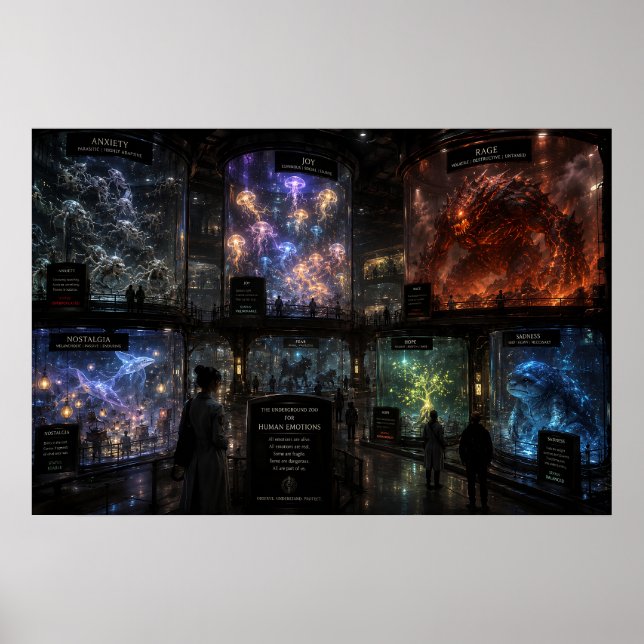 The Underground Zoo for Human Emotions Poster (Front)