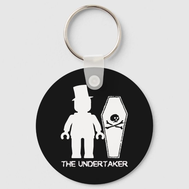 The Undertaker by Customise My Minifig Keychain (Front)