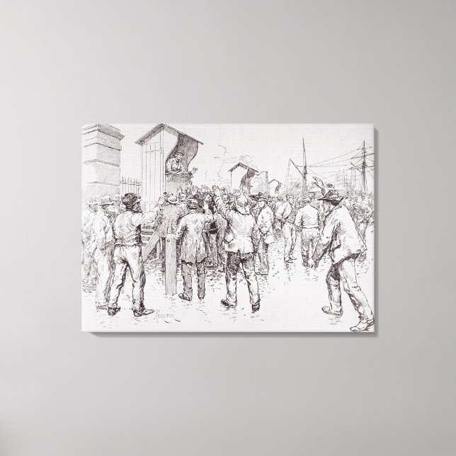 The Unemployed of London Canvas Print (Front)