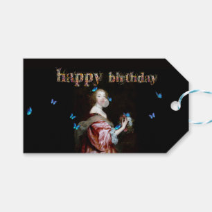 The Unexpected Arrival of Blue Butterflies Gift Tags