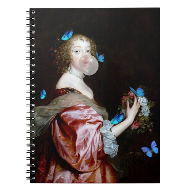 The Unexpected Arrival of Blue Butterflies Notebook (Front)