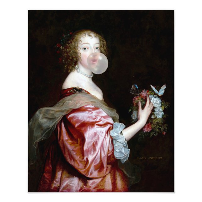 The unexpected arrival of butterflies photo print (Front)