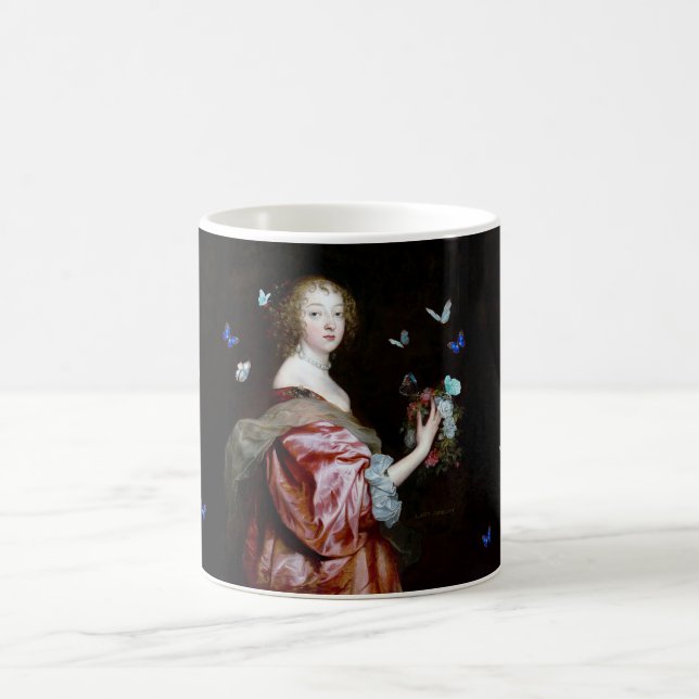 The Unexpected Arrival of More Butterflies Coffee Mug (Center)