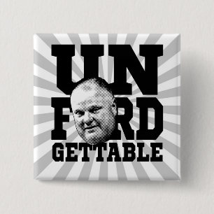 The Unforgettable Mayor Rob Ford of Toronto 2 Inch Square Button