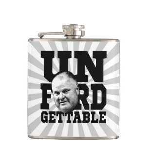 The Unforgettable Mayor Rob Ford of Toronto Hip Flask