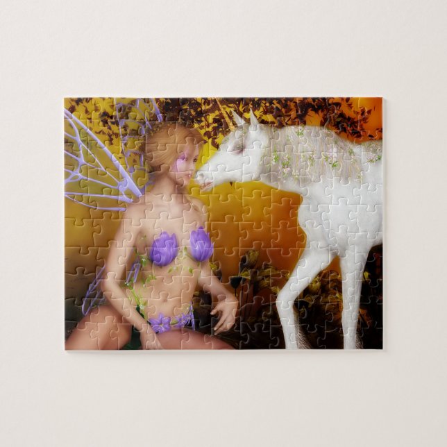 The Unicorn and the Fairy Jigsaw Puzzle (Horizontal)