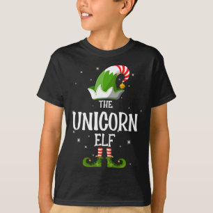 The Unicorn Elf Family Matching Christmas T-Shirt