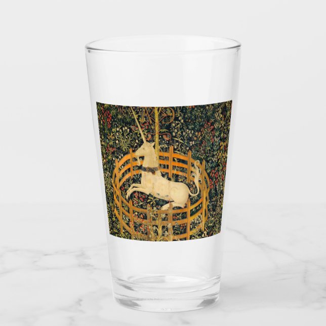 The Unicorn in Captivity Glass (Front)