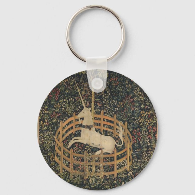 The Unicorn in Captivity Keychain (Front)