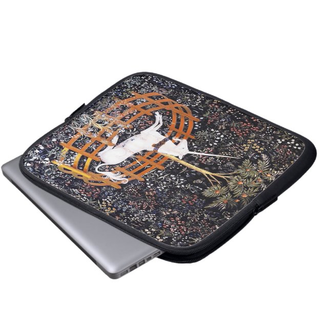 The Unicorn in Captivity laptop sleeve (Front Bottom)
