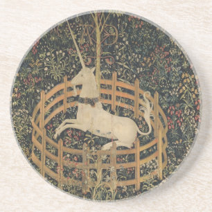 The Unicorn in Captivity, Medieval Tapestry Coaster