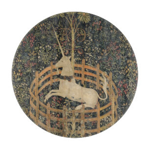 The Unicorn in Captivity, Medieval Tapestry Cutting Board