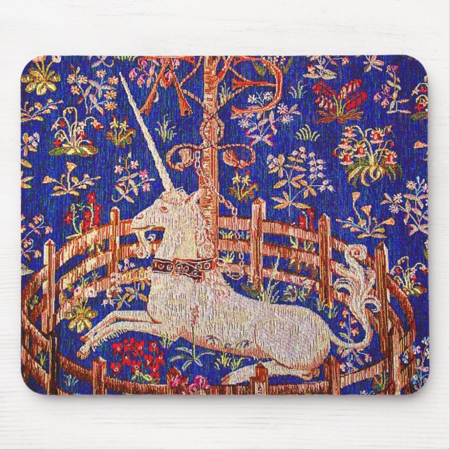 "The Unicorn in Captivity" Mouse Pad (Front)