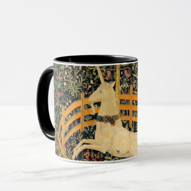 The Unicorn in Captivity Mug (Front Left)