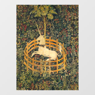 The Unicorn in Captivity Window Cling