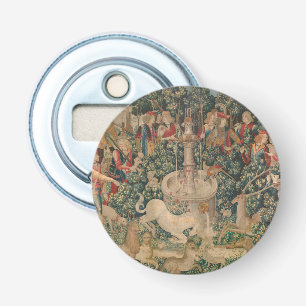 The Unicorn is Found, Medieval Tapestry Bottle Opener