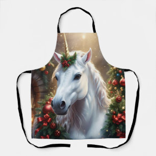 “The Unicorn of Noel” Apron