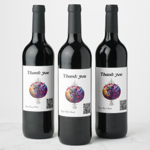 The unicorn wine label