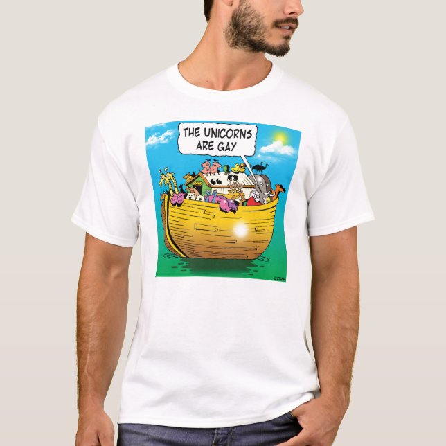 The Unicorns are gay T-Shirt (Front)