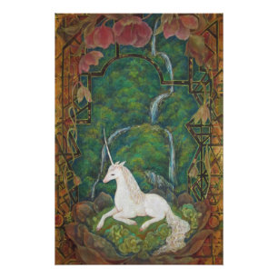 The Unicorn's Secret Garden Poster