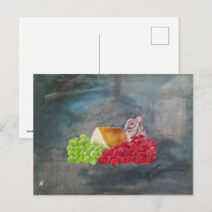 The Uninvited Guest Painting by Alfred Fox Postcard