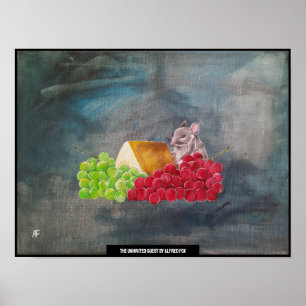 The Uninvited Guest Painting by Alfred Fox Poster