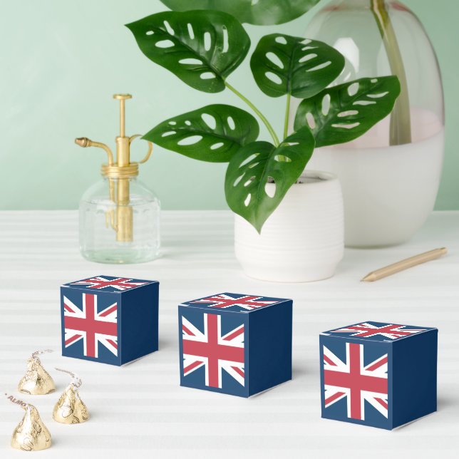 The Union Jack British Flag Favor Box (Multiple)