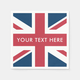 The Union Jack British Flag Napkin