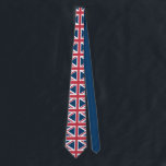 The Union Jack British Flag Neck Tie<br><div class="desc">Neck tie with The Union Jack flag design. This United Kingdom flag design is a great way to show you are proud to be British.</div>