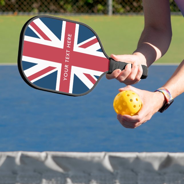 The Union Jack British Flag Pickleball Paddle (Insitu)