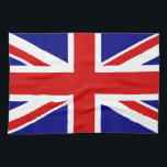 The Union Jack Flag Kitchen Towel<br><div class="desc">The Union Jack Flag of the UK - United Kingdom, which is in Britain. The Union Jack flag symbolizes the unity between England, Scotland and Ireland. The colours of the union jack flag are red, blue, white. This design is also available on many other products for you to choose from....</div>