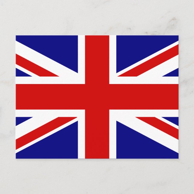 The Union Jack Flag Postcard (Front)