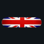 The Union Jack Flag Skateboard<br><div class="desc">The Union Jack Flag of the UK - United Kingdom, which is in Britain. The Union Jack flag symbolizes the unity between England, Scotland and Ireland. The colours of the union jack flag are red, blue, white. This design is also available on many other products for you to choose from....</div>