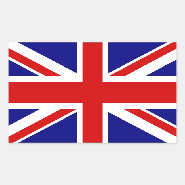 The Union Jack Flag Sticker (Front)