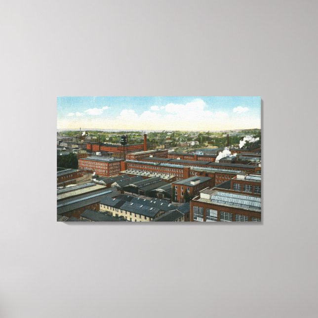 The Union Metallic Cartridge Co Bldgs Canvas Print (Front)