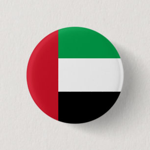 The United Arab Emirates Flag 1 Inch Round Button