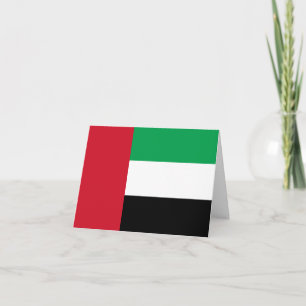 The United Arab Emirates Flag Card