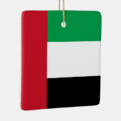 The United Arab Emirates Flag Ceramic Ornament (Right)